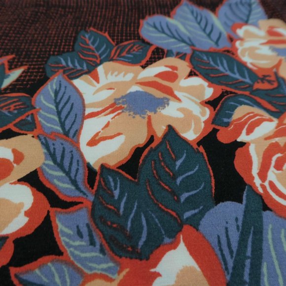 Ett Twa Trouser Pants Wide Leg Crop Floral Elastic Waistband Pull On Boho S - Picture 4 of 12